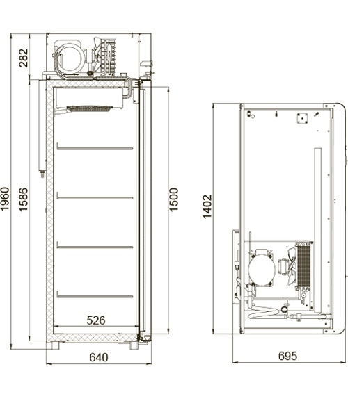 Холодильный шкаф POLAIR CV114-Sm - 1