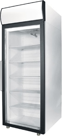 Холодильный шкаф POLAIR DP107-S + замок - 1