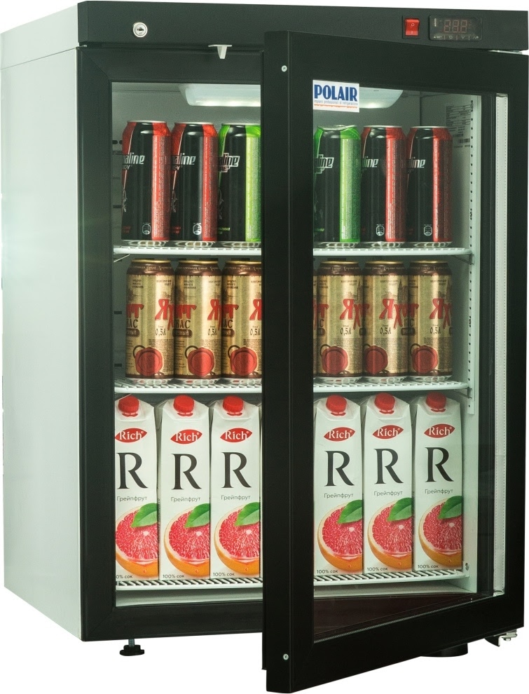 Холодильный шкаф POLAIR DM102‑Bravo + замок - 1