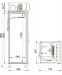 Холодильный шкаф POLAIR DM105‑S (ШХ‑0,5 ДС) + замок