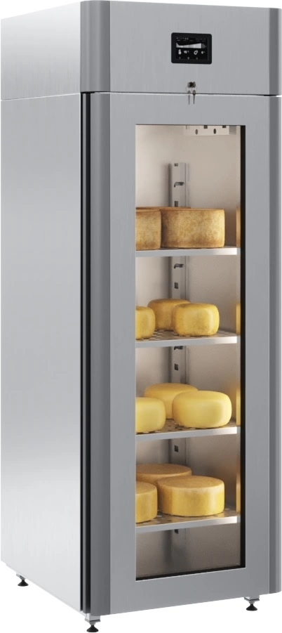 Специализированный шкаф для сыра POLAIR CS107‑Cheese (со стеклянной дверью)