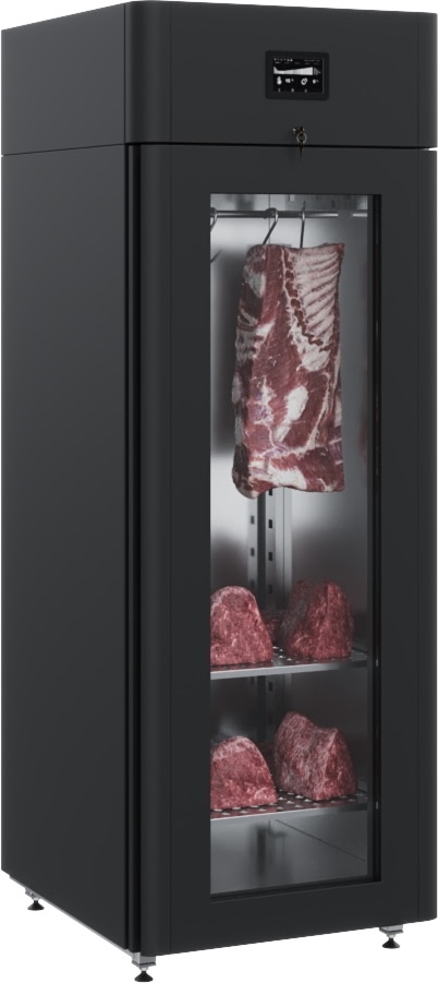 Специализированный шкаф для мяса POLAIR CS107-Meat Тип 1 black 