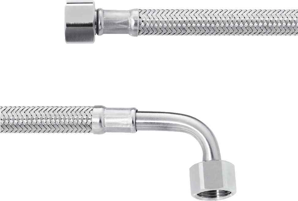 Шланг подключения BRITA G3/8‑G3/8 с коленом, DN 8, 1,5 метра