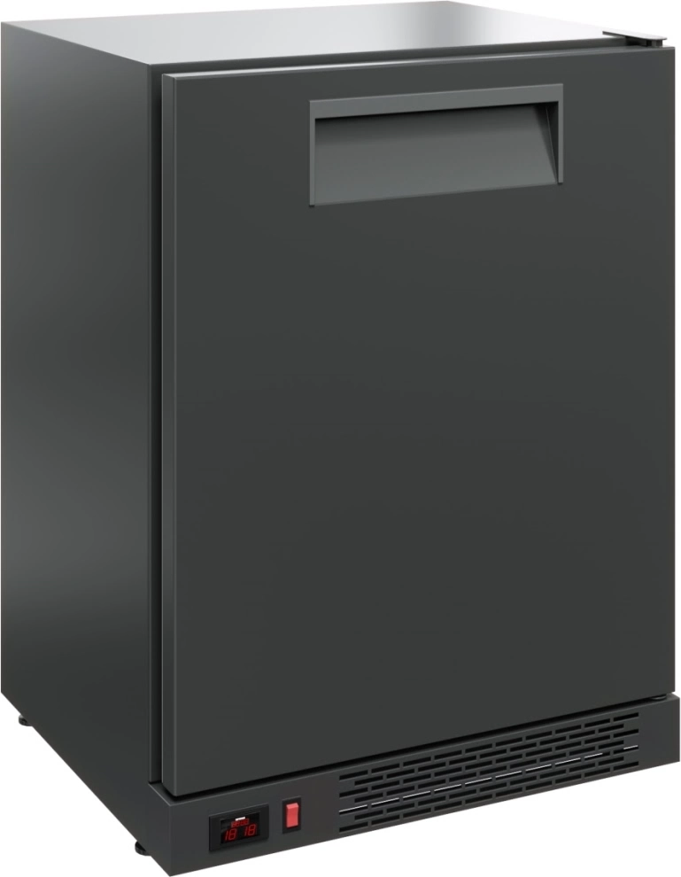 Холодильный шкаф (стол) POLAIR TD101‑Bar с глухой дверью без столешницы