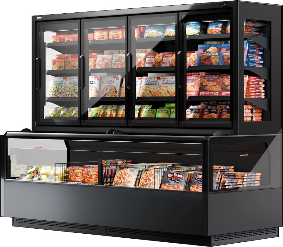 Морозильный шкаф‑бонета DAZZL OMEGA H210 торцевая