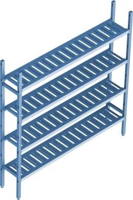 Стеллаж POLAIR LOAD.ME poly 16AL.4PP30.11B