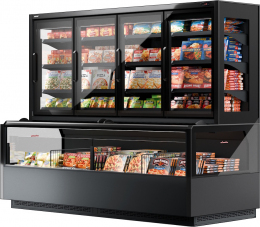 Морозильный шкаф‑бонета DAZZL OMEGA H210 торцевая