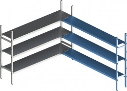 Стеллаж POLAIR LOAD.ME inox 18AL.3IN40.15C