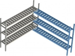 Стеллаж POLAIR LOAD.ME poly 16AL.3PP40.18C